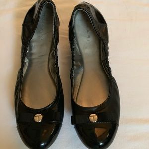 Tahari Black Flats